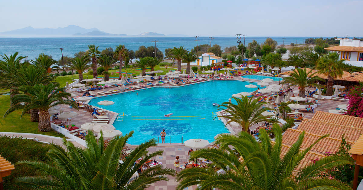 Een foto van het zwembad bij Lagas Aegean Village