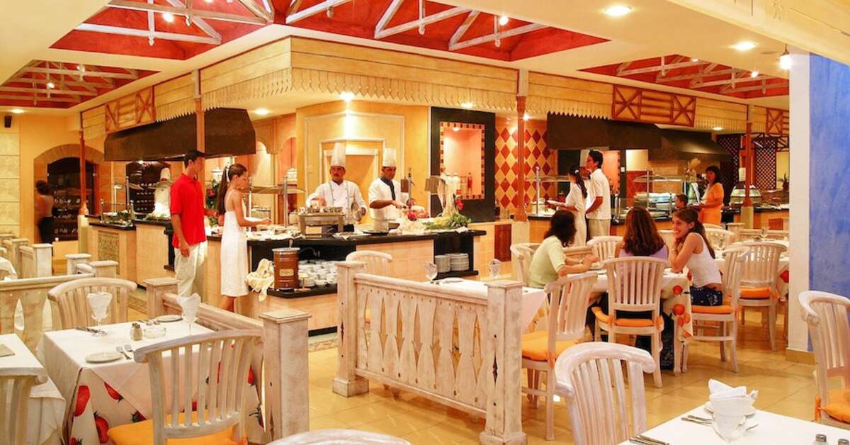 Ein Foto von den Einrichtungen im Hotel Sol Palmeras