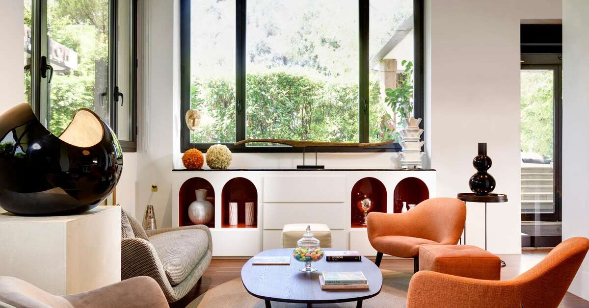 Een foto van het interieur van Hotel Pulitzer Roma