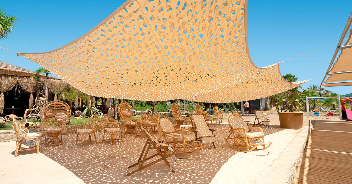 Een foto van het terras bij Dream Water World