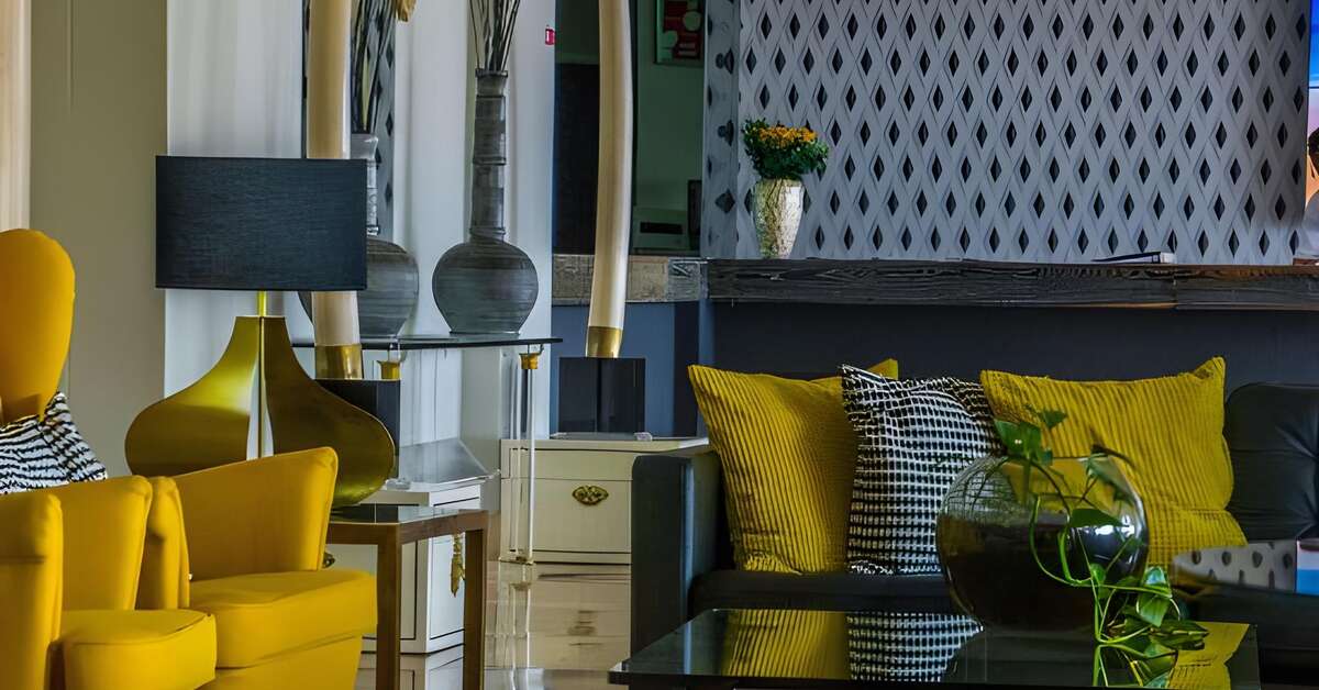 Een foto van het interieur van Luna Hotel da Oura