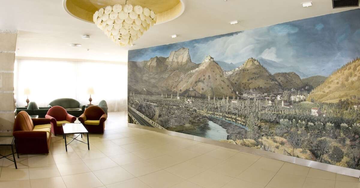 Een foto van het interieur van Hotel Monarque Fuengirola Park