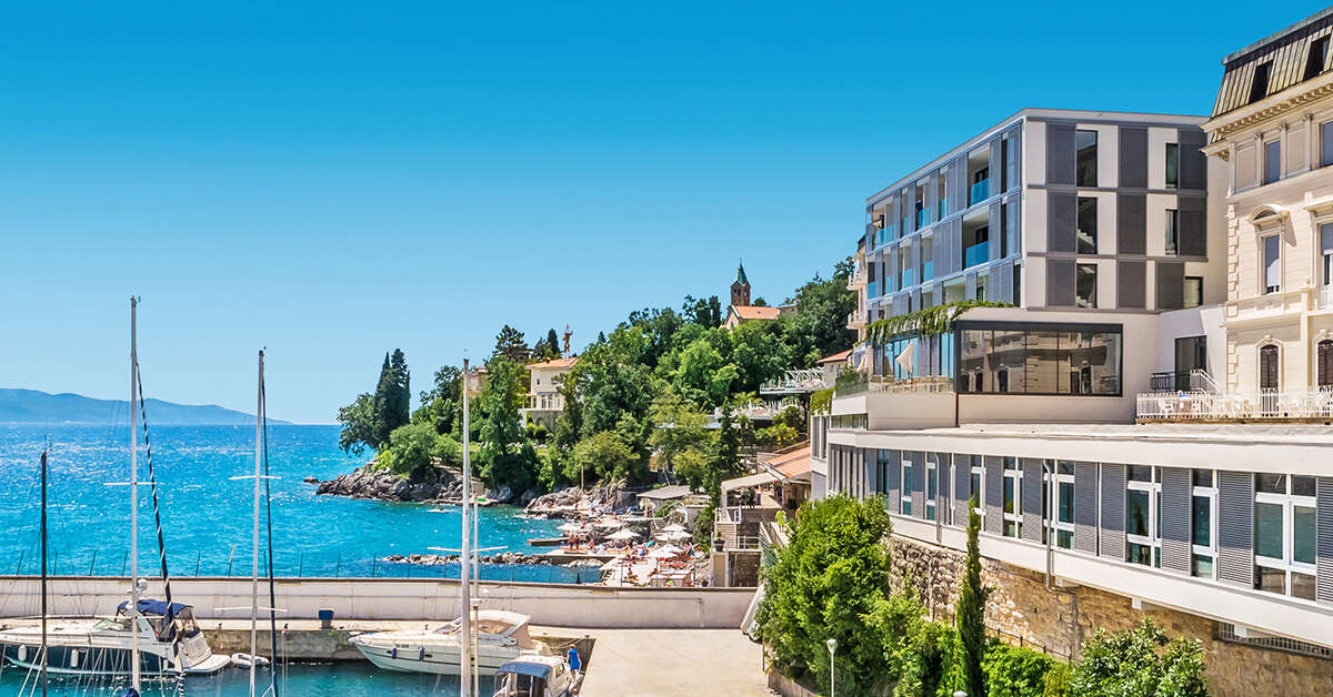 Een foto van een overzicht van Hotel Istra
