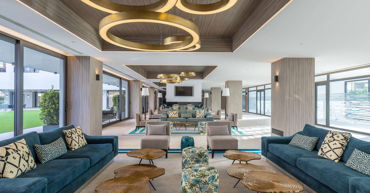 Een foto van het interieur van Occidental Fuengirola