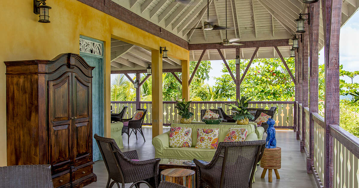 Een foto van het interieur van Country Country Beach Cottages