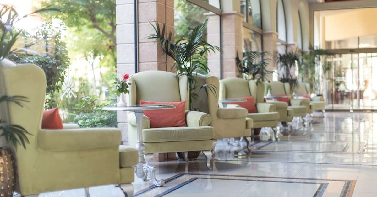 Een foto van het interieur van Atrium Palace Thalasso Spa Resort & Villas