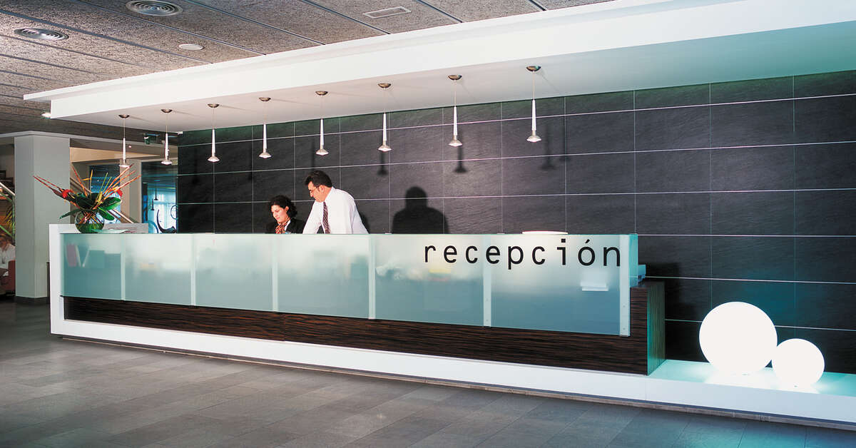 Een foto van het interieur van Hotel MH Sol y Sombra