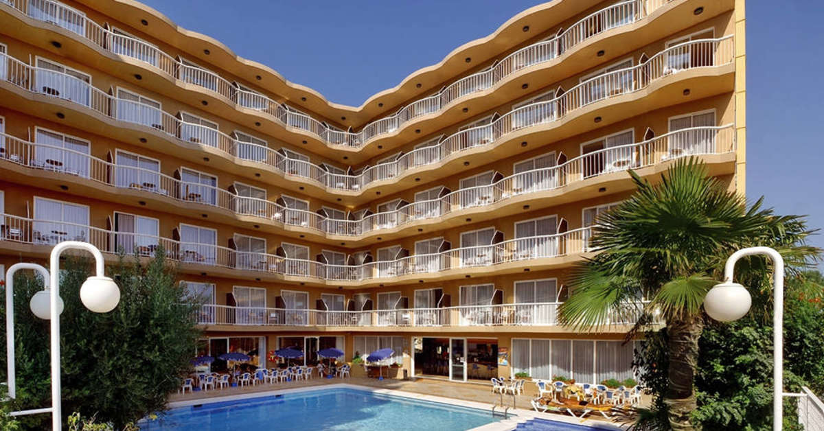 Een foto van het zwembad bij Hotel Volga