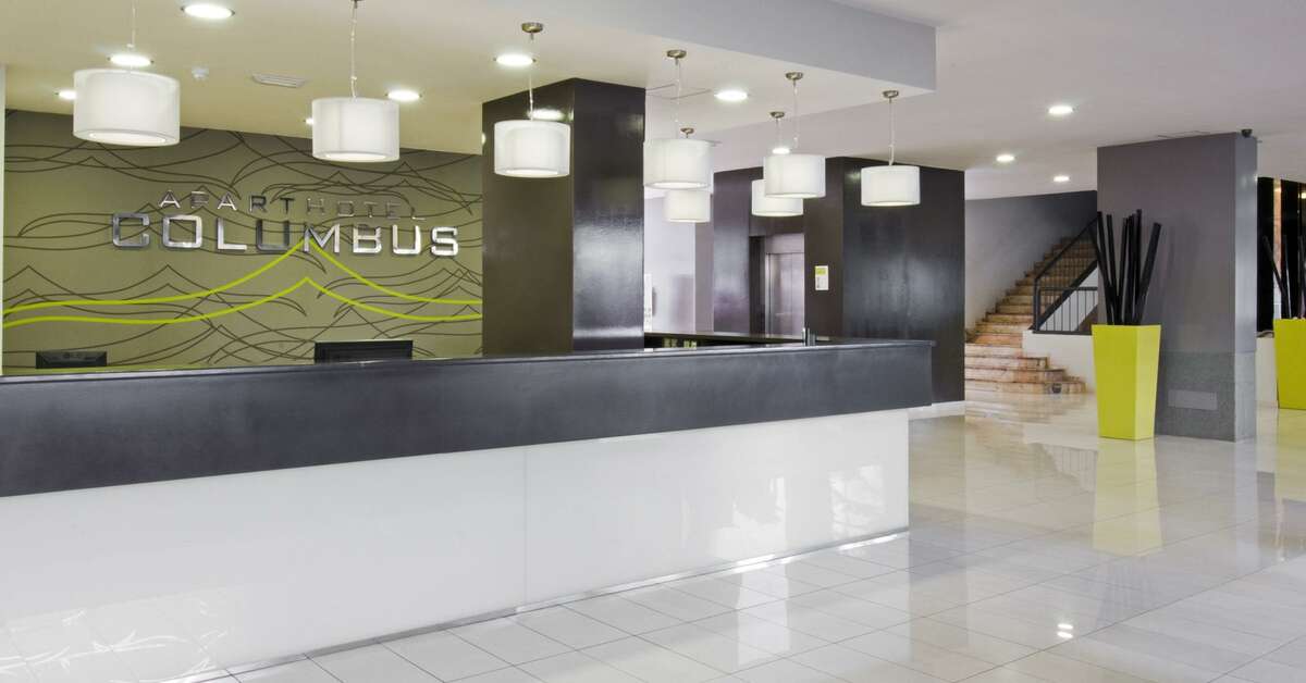 Een foto van het interieur van Aparthotel Kn Columbus