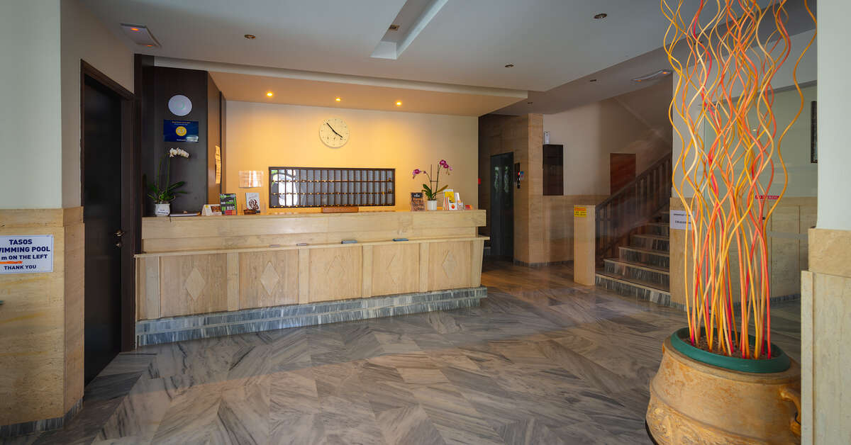 Een foto van het interieur van Dimitris Paritsa Hotel
