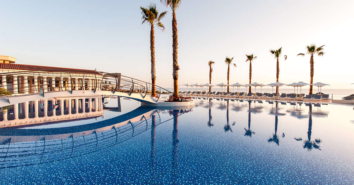Een foto van het zwembad bij Hotel Potidea Palace