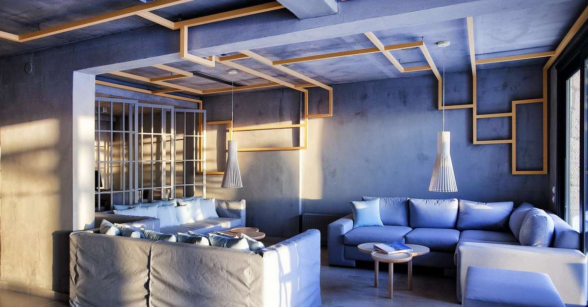 Een foto van het interieur van Rigas Boutique Hotel