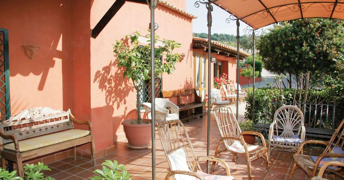 Een foto van het terras bij Agriturismo Tenuta Ruralia
