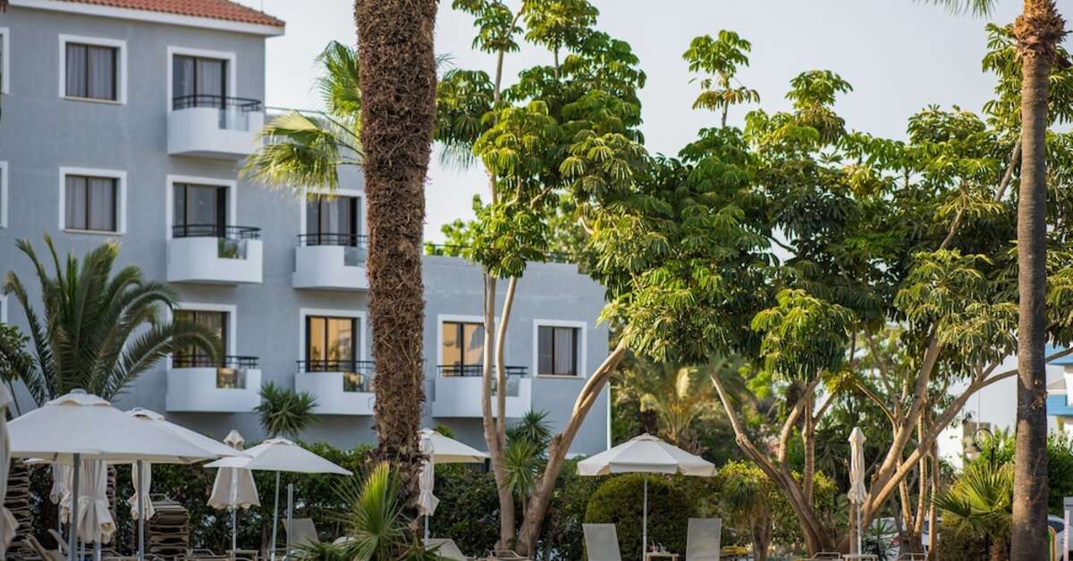 Een foto van het zwembad bij Narcissos Waterpark Resort