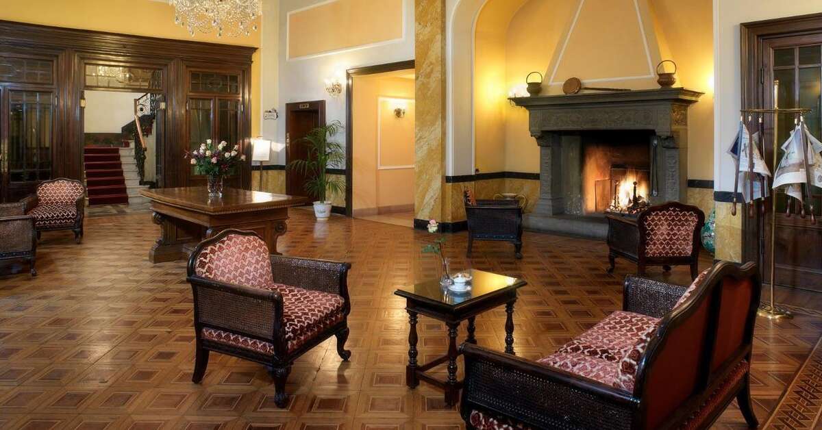 Een foto van het interieur van Hotel Sina Brufani
