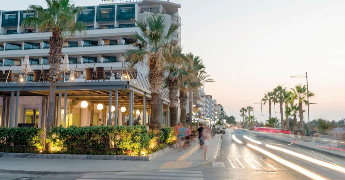 Een foto van de buitenkant van Aquila Porto Rethymnon