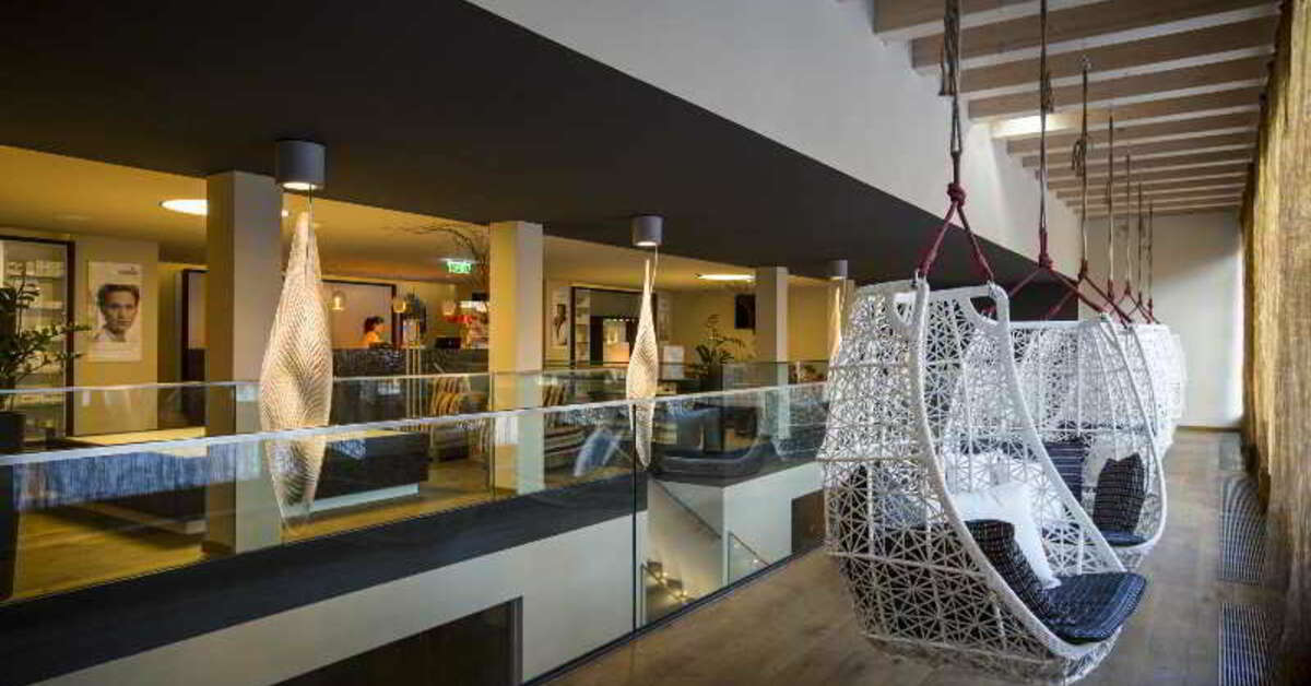 Een foto van het interieur van Falkensteiner Hotel Sonnenalpe