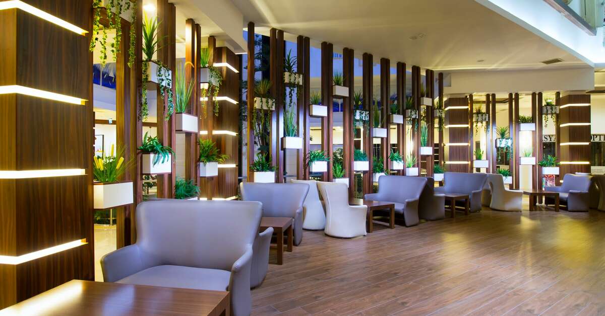 Een foto van het interieur van Hotel Eftalia Marin