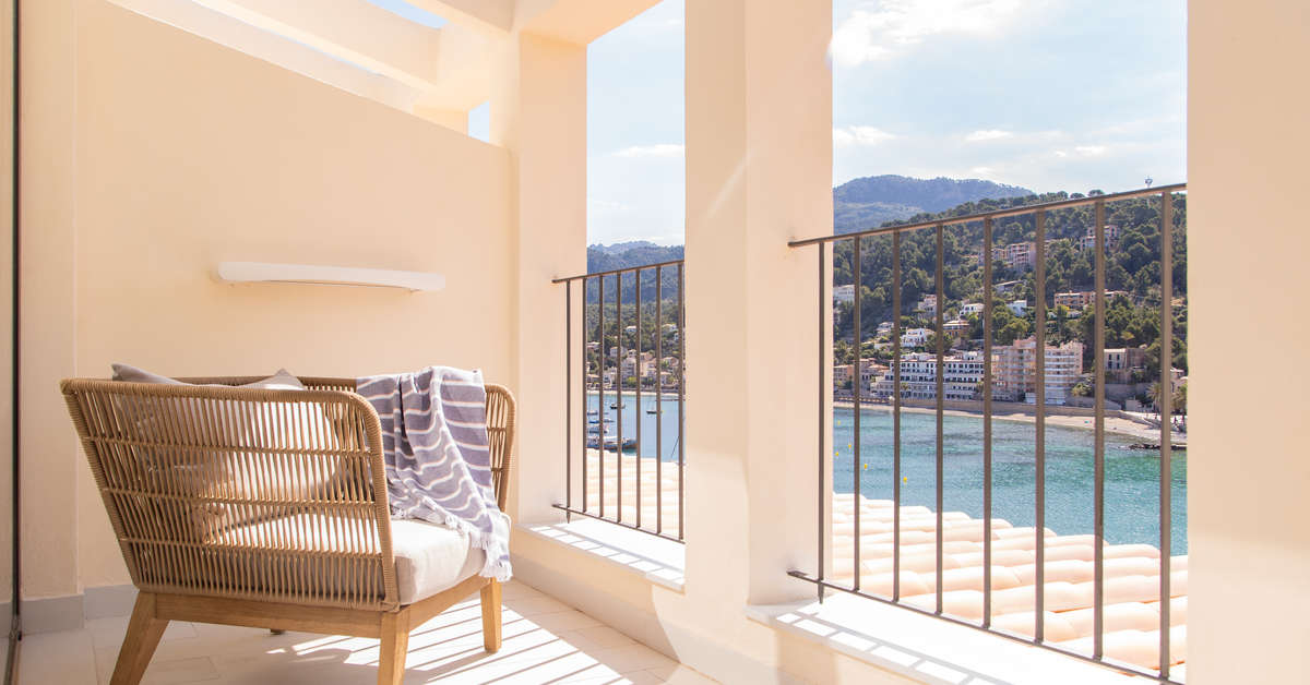 Ein Foto von der Terrasse im Pure Salt Port de Soller 