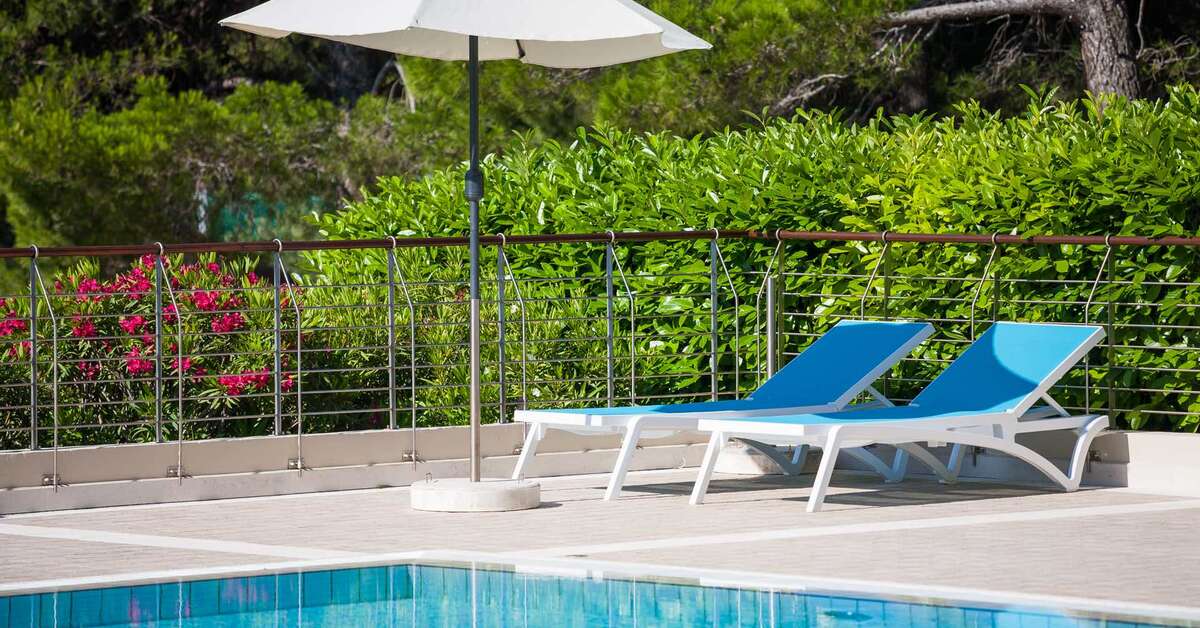 Een foto van het zwembad bij Bretanide Sport & Wellness Resort