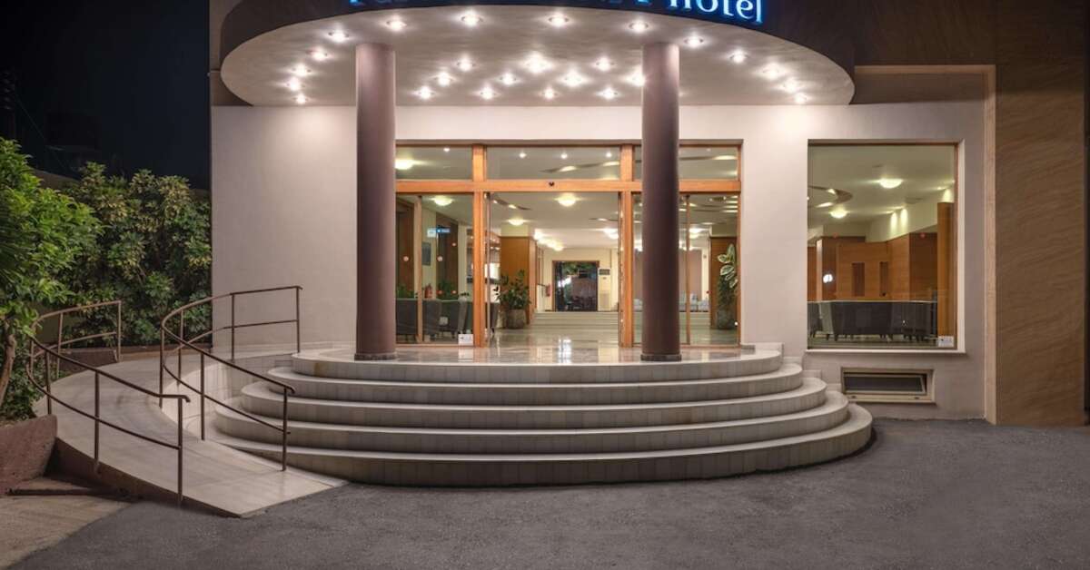 Een foto van de buitenkant van Hotel Marilena