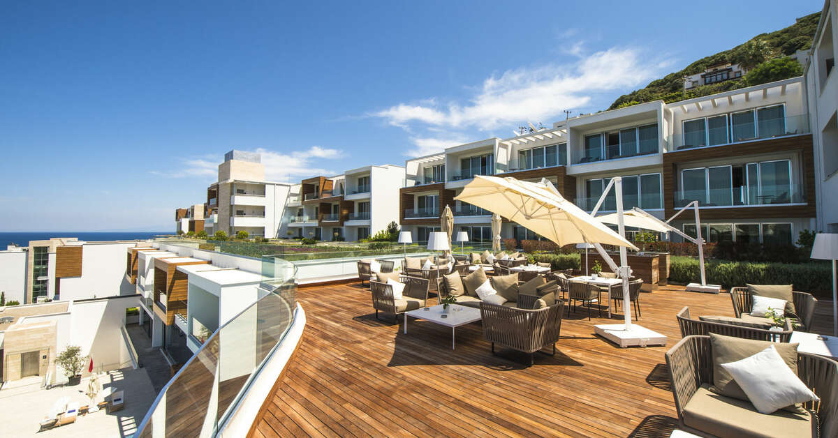 Een foto van het terras bij Sirene Luxury Bodrum