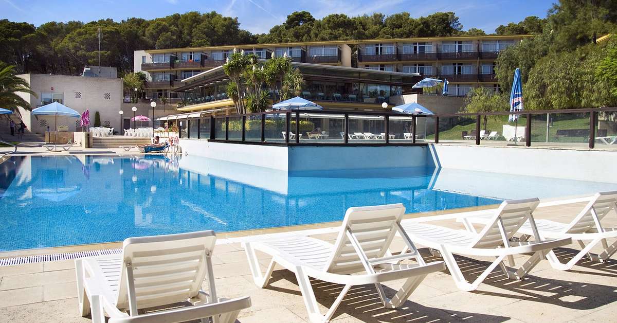 Een foto van een overzicht van Aparthotel Comtat Sant Jordi