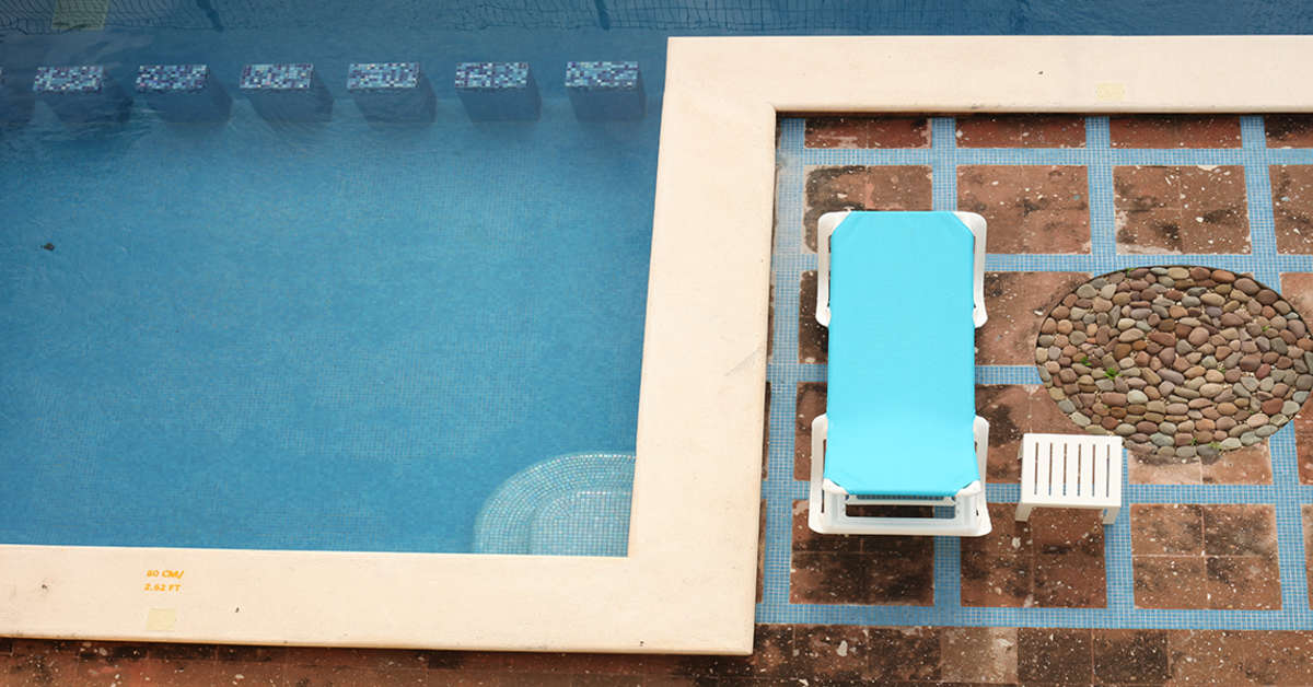 Ein Foto vom Pool im Casa Melissa
