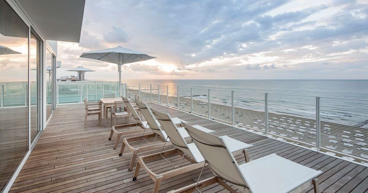 Een foto van het terras bij Falkensteiner Hotel & Spa Jesolo
