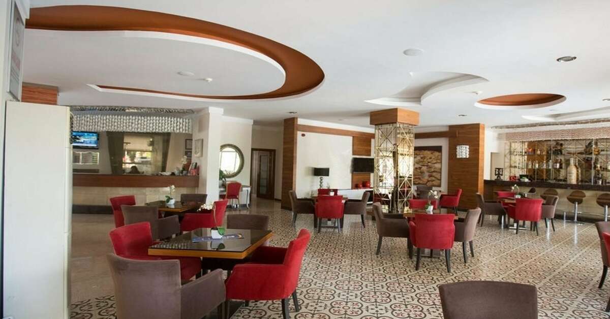 Een foto van het interieur van Hotel Grand Okan