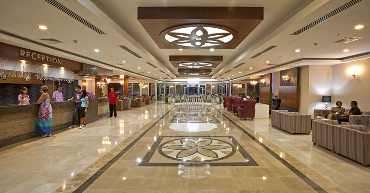 Een foto van het interieur van Side Lilyum Hotel & Spa
