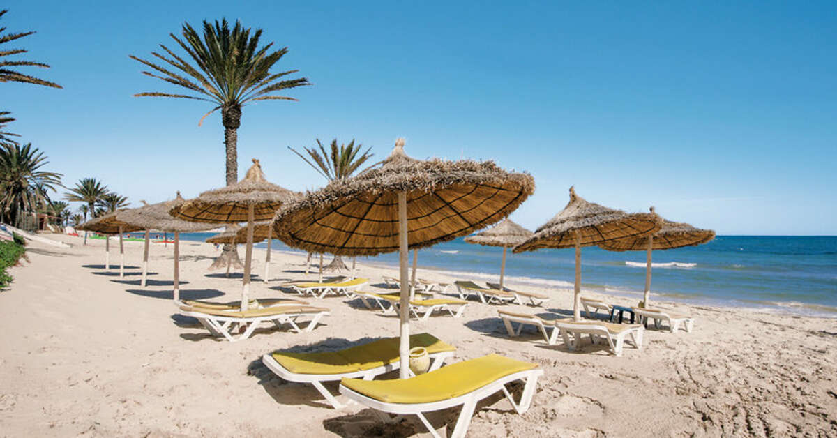 Een foto van het strand bij Houda Golf & Beach Resort