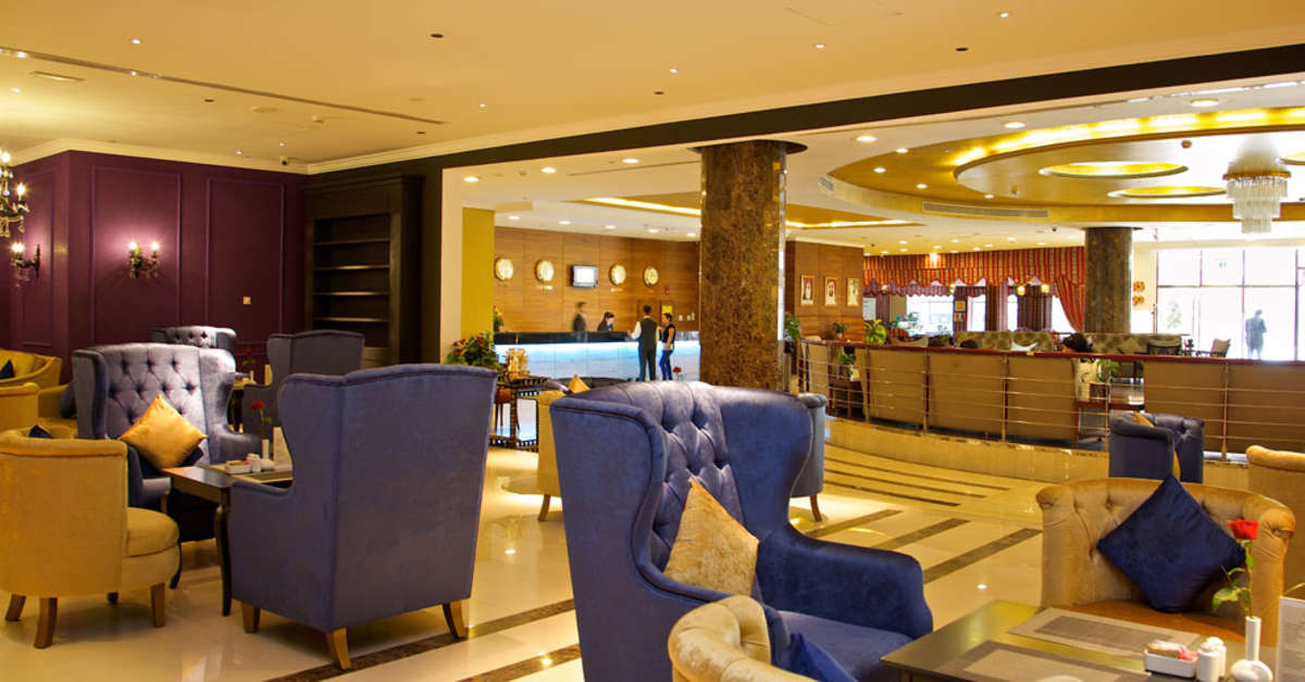 Een foto van het interieur van MD Hotel By Gewan