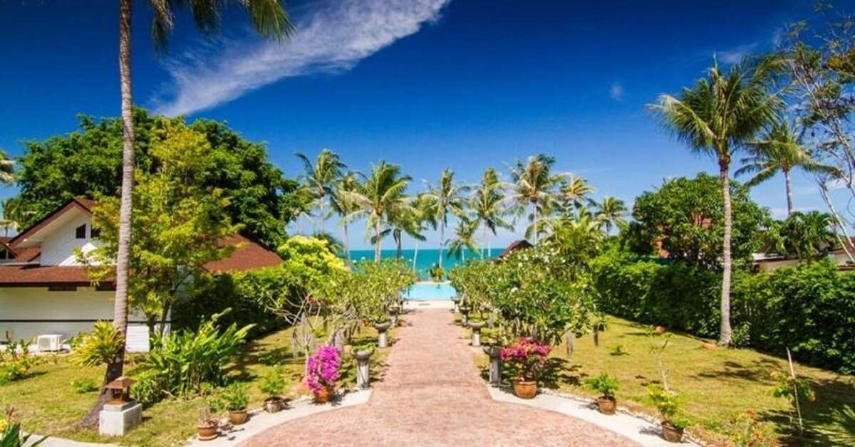 Een foto van de buitenkant van Coco Palm Beach Resort Samui