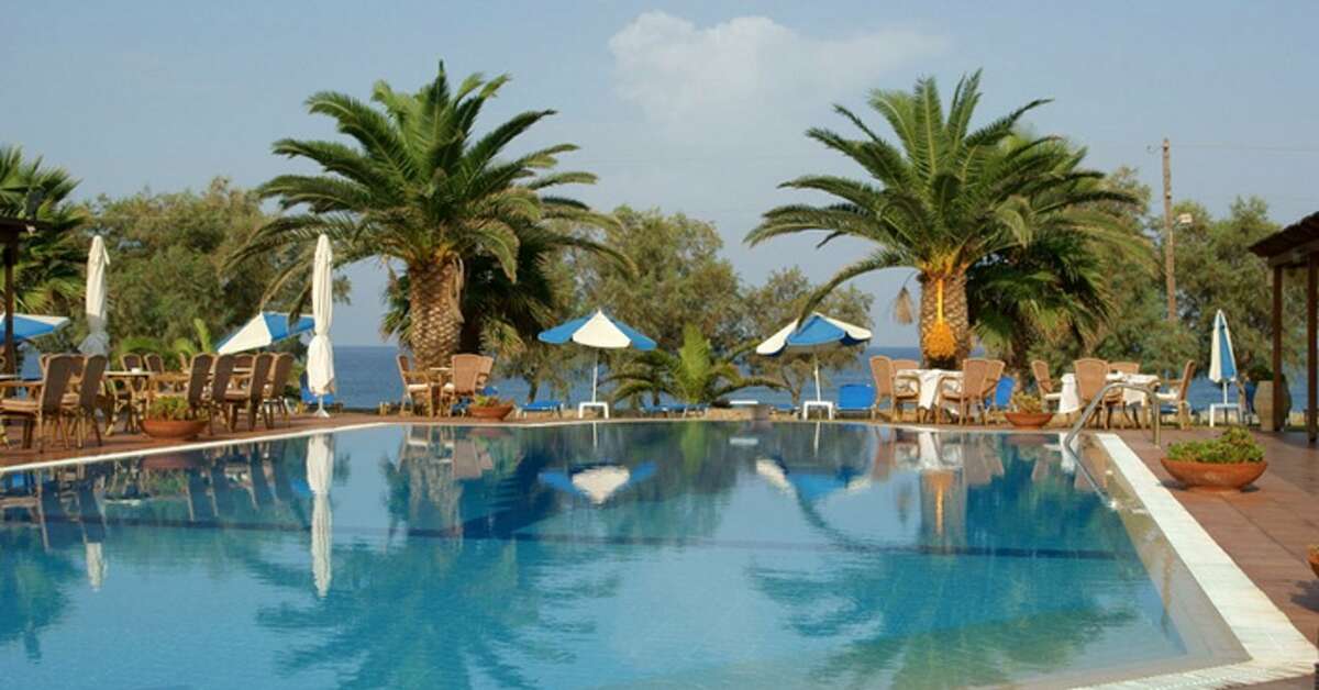Een foto van het zwembad bij Hotel Oasis