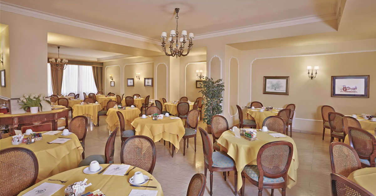 Een foto van de faciliteiten bij Hotel Napoleon Rome
