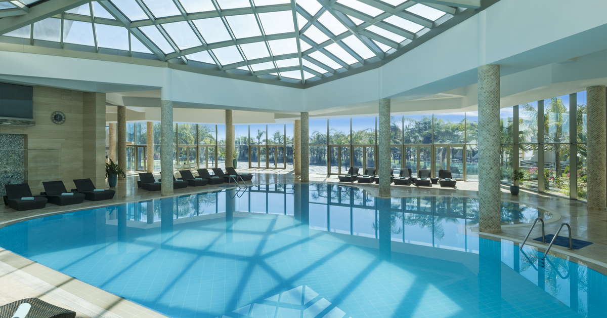 Ein Foto vom Pool im Noah's Ark Deluxe Hotel & Spa