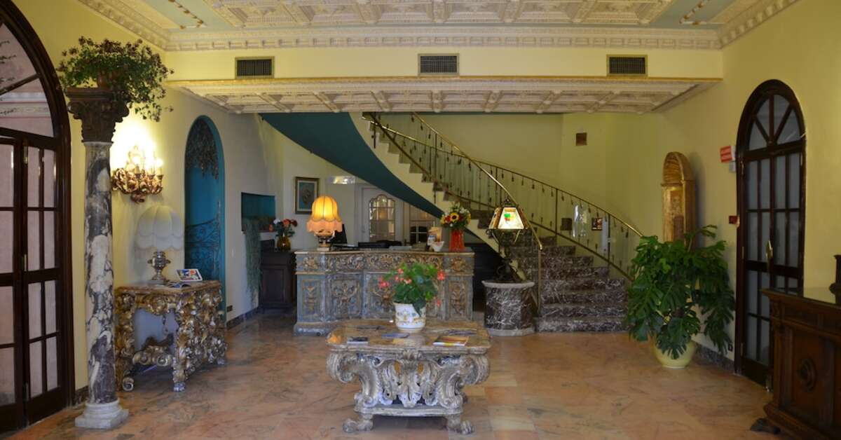 Een foto van het interieur van Taormina Park Hotel
