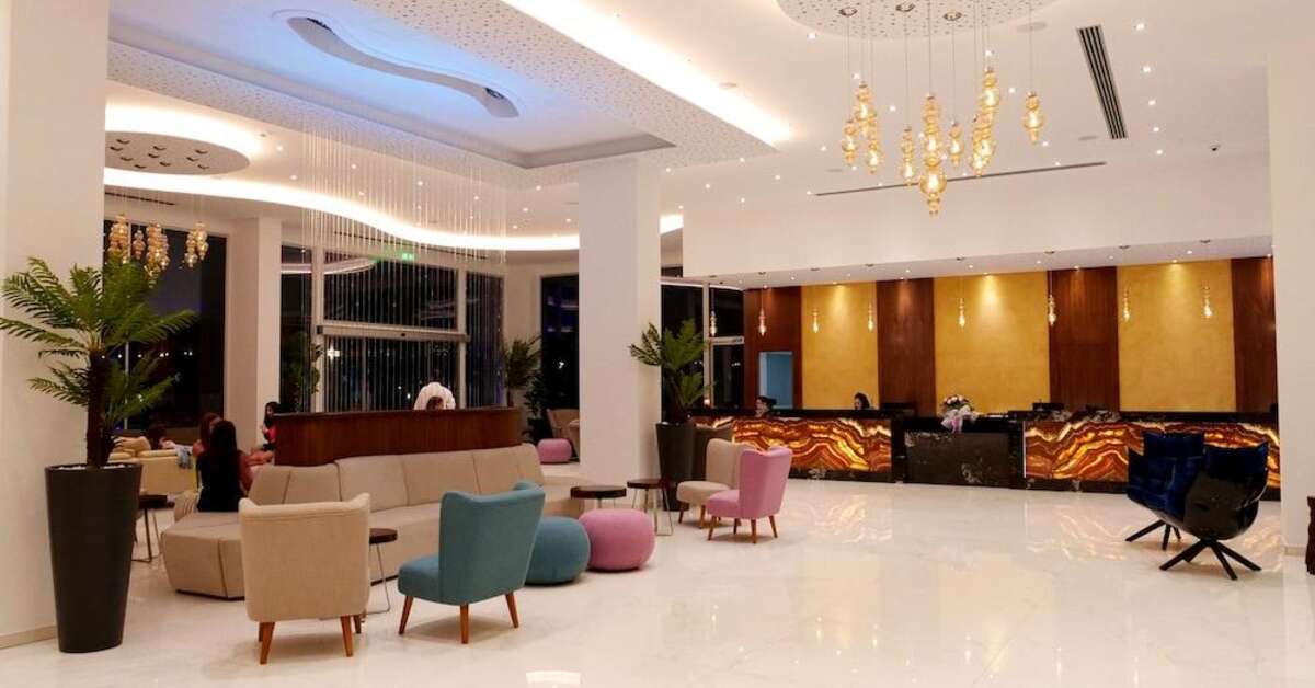Een foto van het interieur van Amethyst Napa Hotel & Spa
