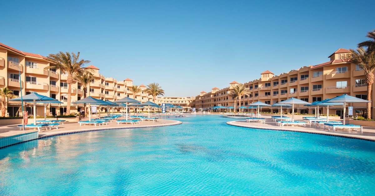 Een foto van het zwembad bij Amwaj Beach Club Abu Soma Resort