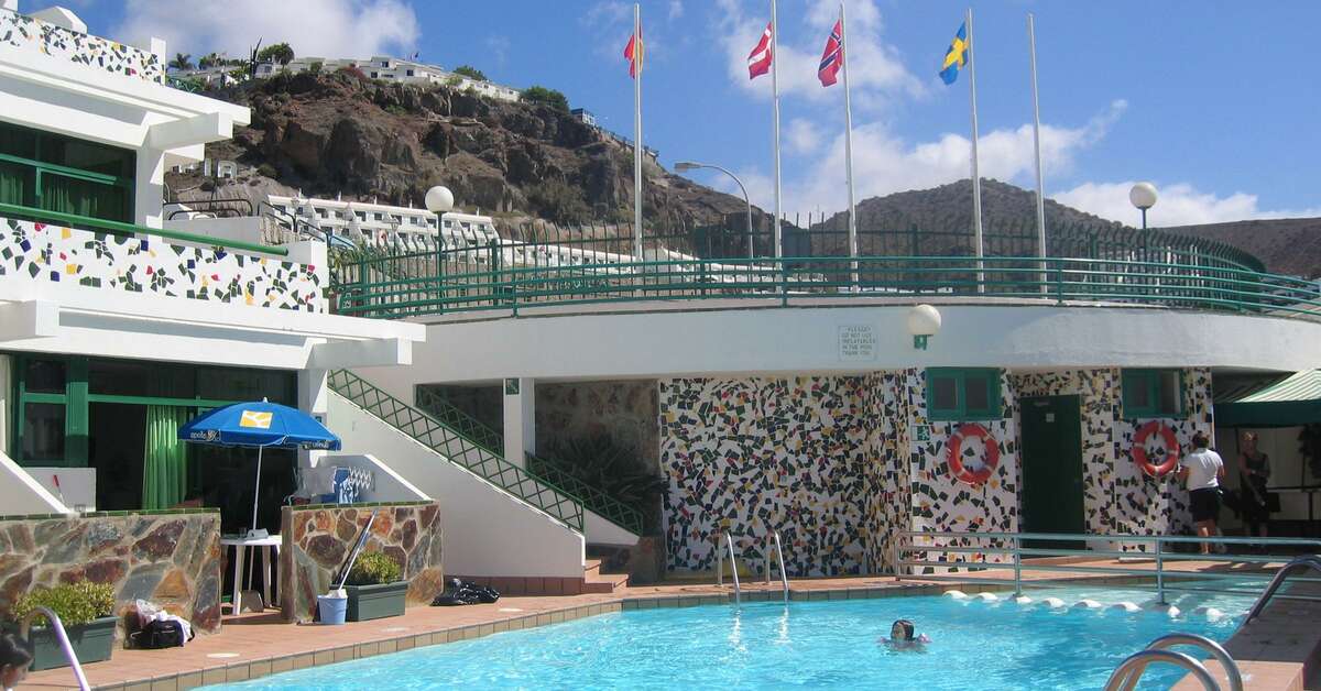 Ein Foto vom Pool im Apartments Porlamar