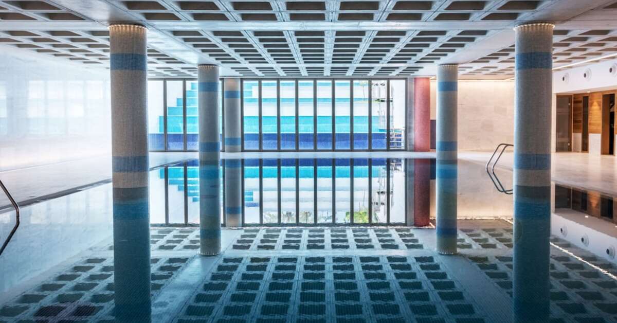 Een foto van het zwembad bij Elysia Park