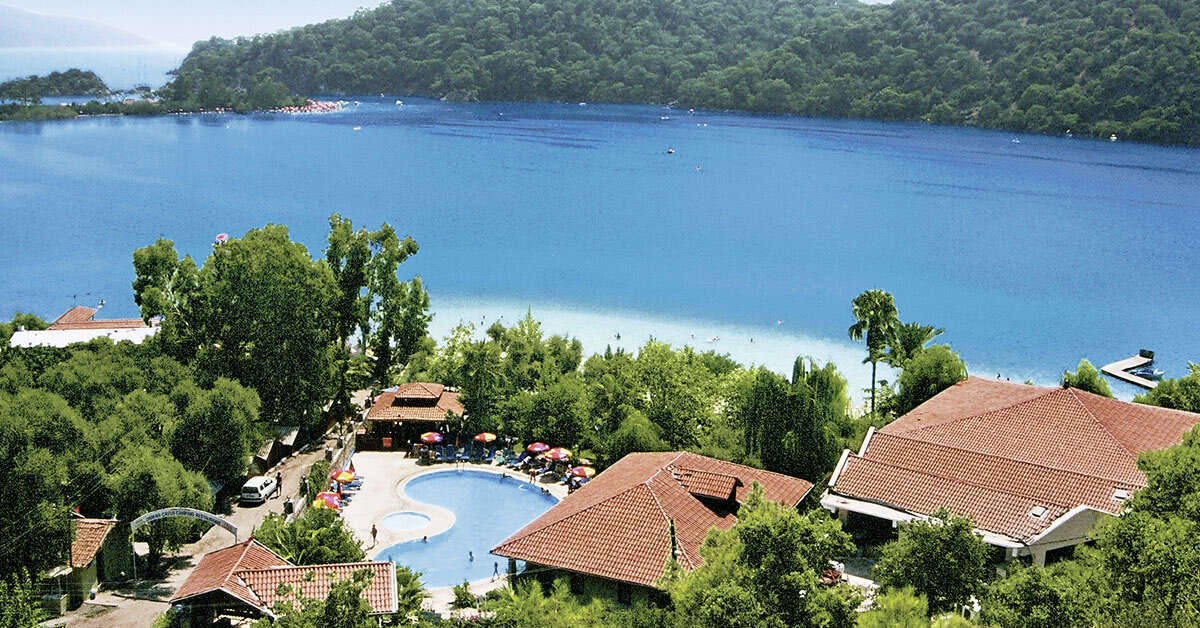 Ein Foto vom Pool im Club Hotel Meri