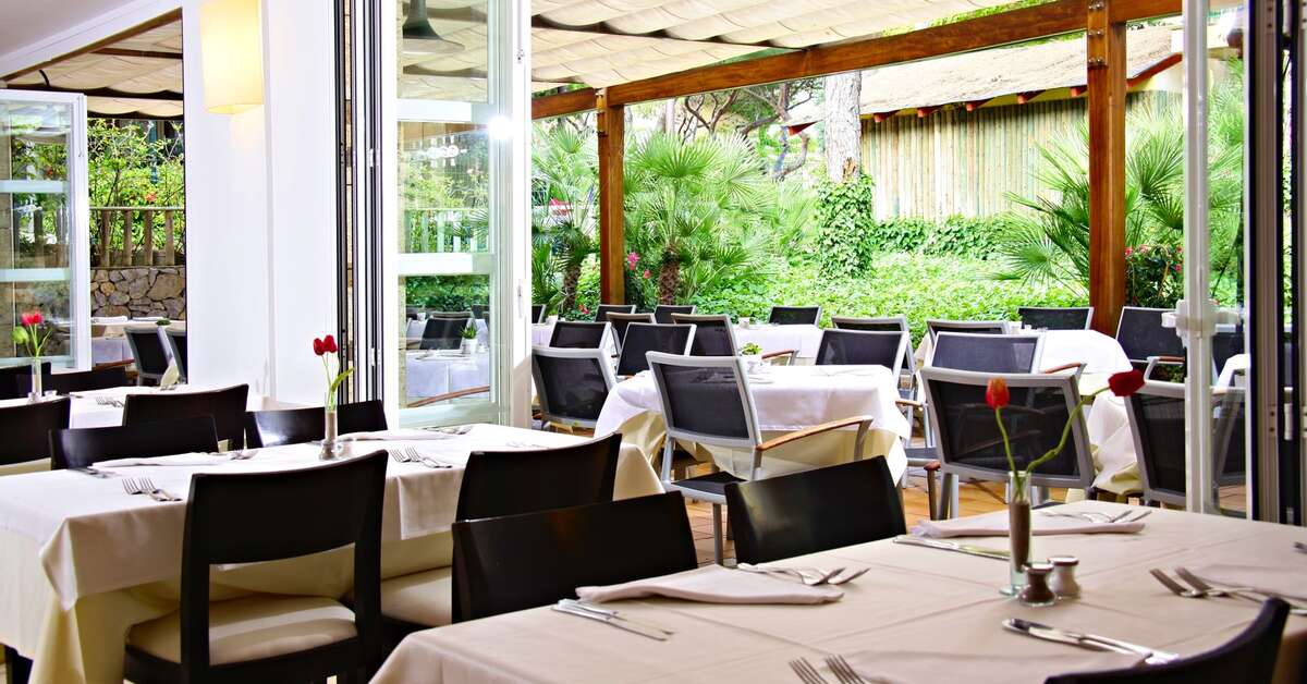 Een foto van de faciliteiten bij Hotel Zafiro Cala Mesquida
