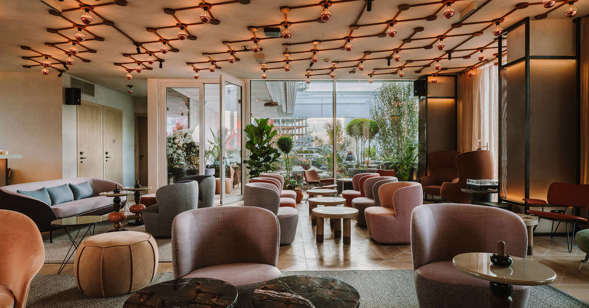 Een foto van het interieur van Puro Warszawa Centrum