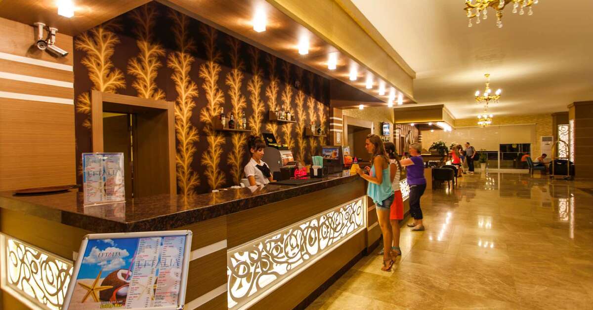 Een foto van het interieur van Eftalia Splash Resort