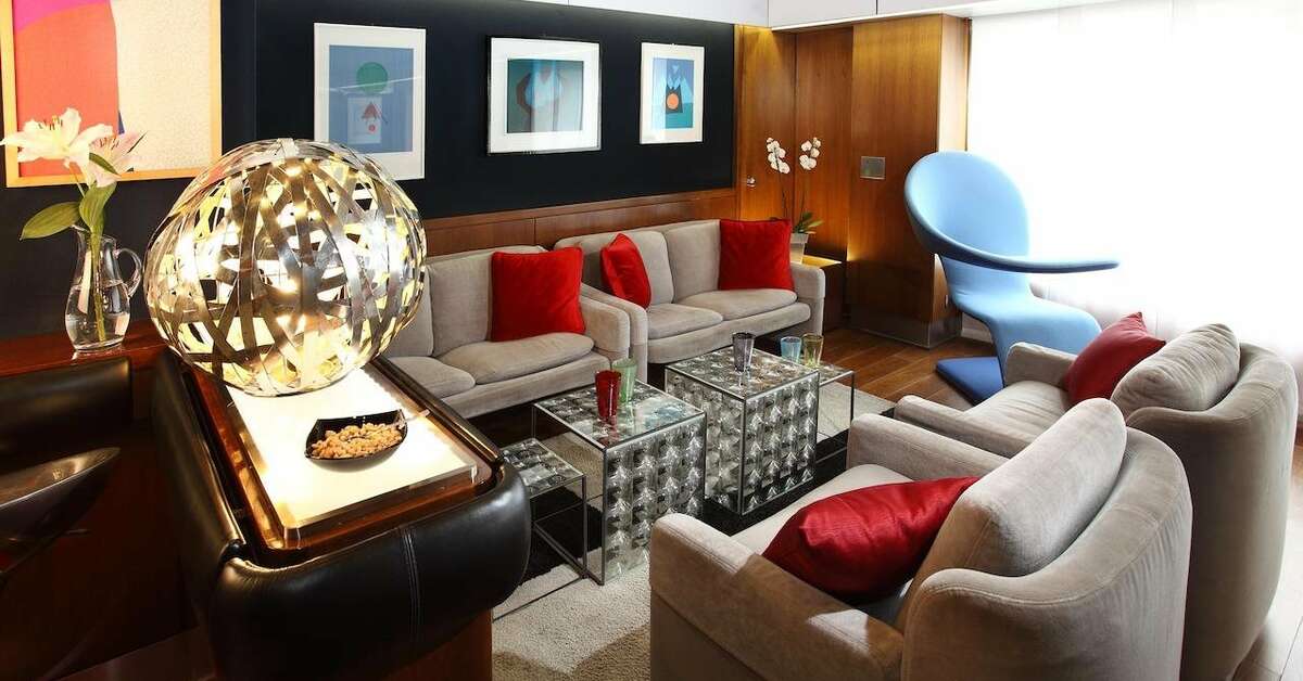 Een foto van het interieur van Hotel Mediolanum