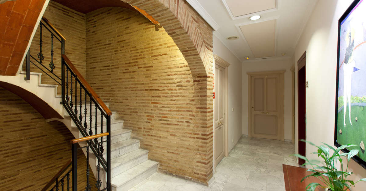 Een foto van het interieur van Hotel Ad Hoc Monumental