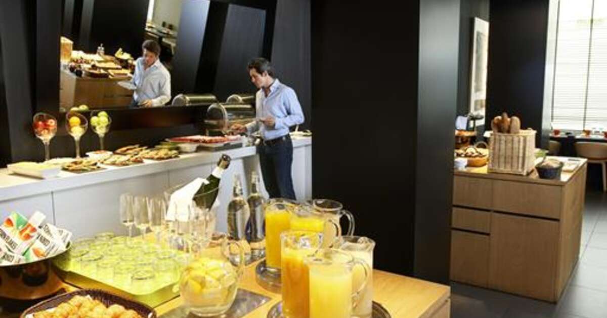 Een foto van de faciliteiten bij Grand Hotel Central Barcelona