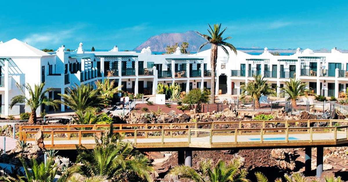 Een foto van het terras bij Las Marismas de Corralejo